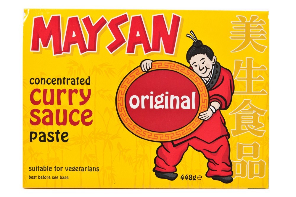 Concentrado de pasta de salsa de curry MAYSAN ORIGINAL 448 g, pollo chino para llevar