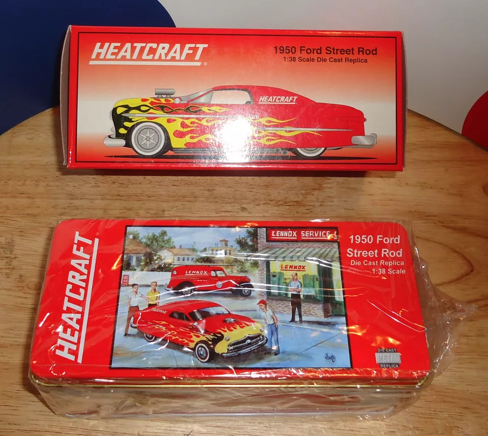 HEATCRAFT DIE CAST REPLICA 1950 FORD STREET ROD 1:38 2003 Crown Premiums 61M90 - Image 3 of 4
