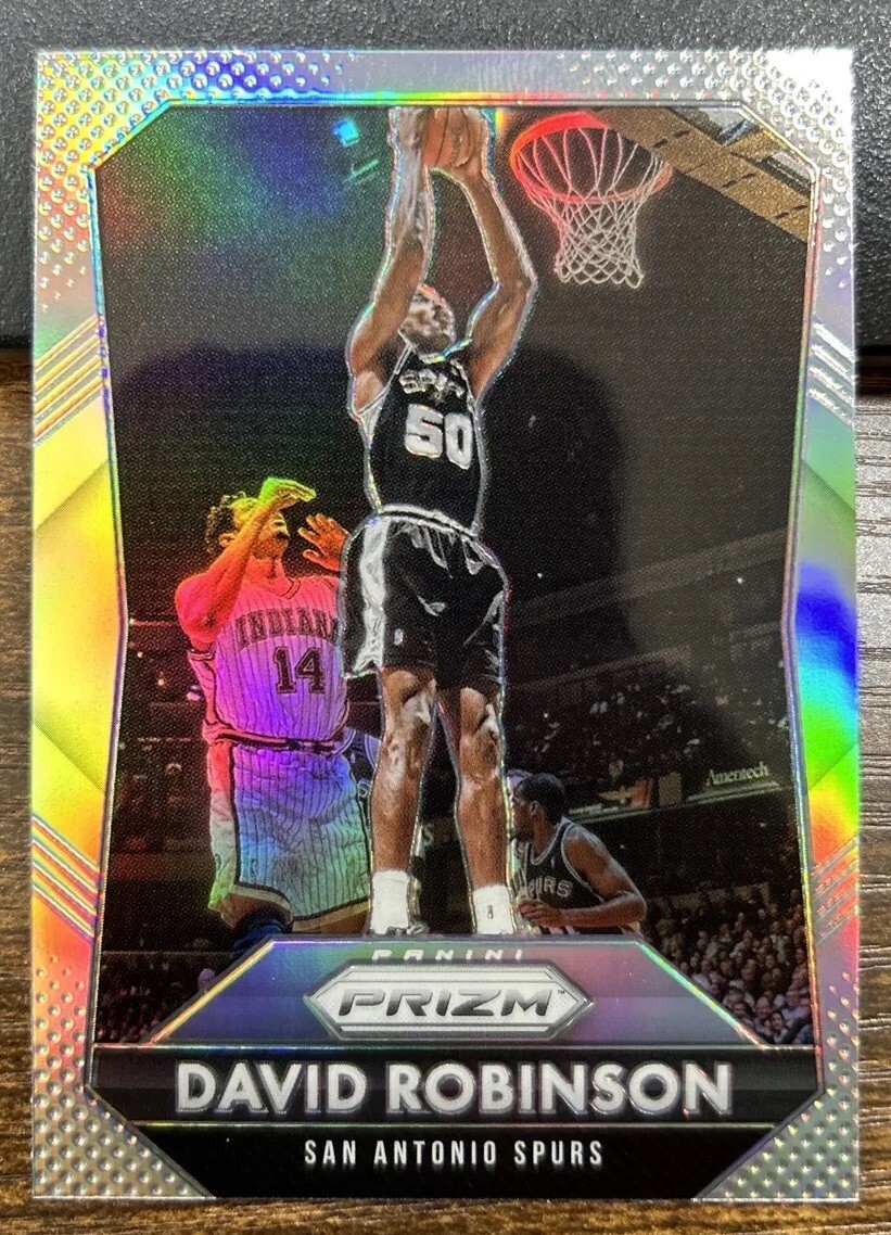 David Robinson 2015-16 Panini Prizm Silver #293 San Antonio Spurs NBA HOF