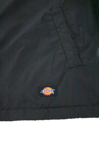 MEN BLACK DICKIES LIGHTWEIGHT WINDBREAKER JACKET - SIZE XL - Picture 6 of 8