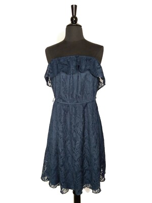 mixed lace garden midi dress Garden Party Plans Floral Lace-Up Midi Dress
