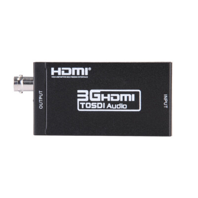 HDMI over single SDI or RG6 Coax Cable Extender Balun Sender Receiver BNC 328ft