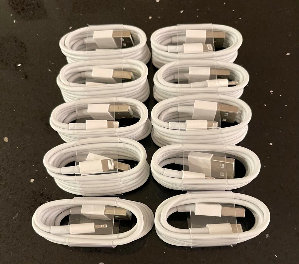 【10-Pack]Charging Cable Charger Cord for Apple iPhone13 12 XR X XS MAX 8 7 6 6S - Image 3 of 4