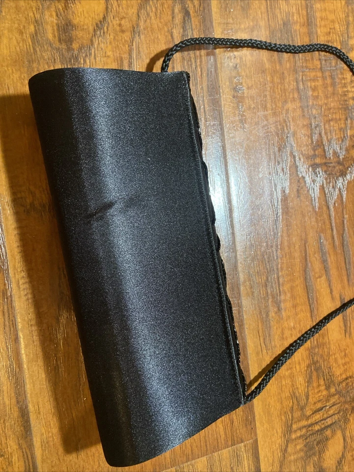 Ladies Small Black Clutch Purse - Image 4 of 4