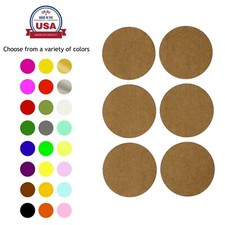 Round 2 Inch Stickers 50mm Color Coding Dot Labels Jars Storage Identification