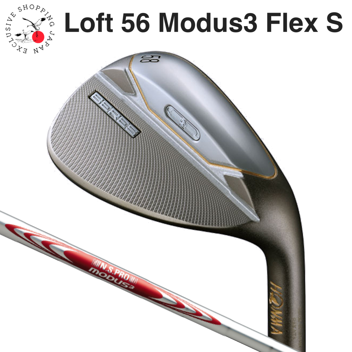 【美品】ホンマ BERES-W 58° ウェッジ 3Sグレード ARMRQ47 0421142609_607fb771ed39e.jpg