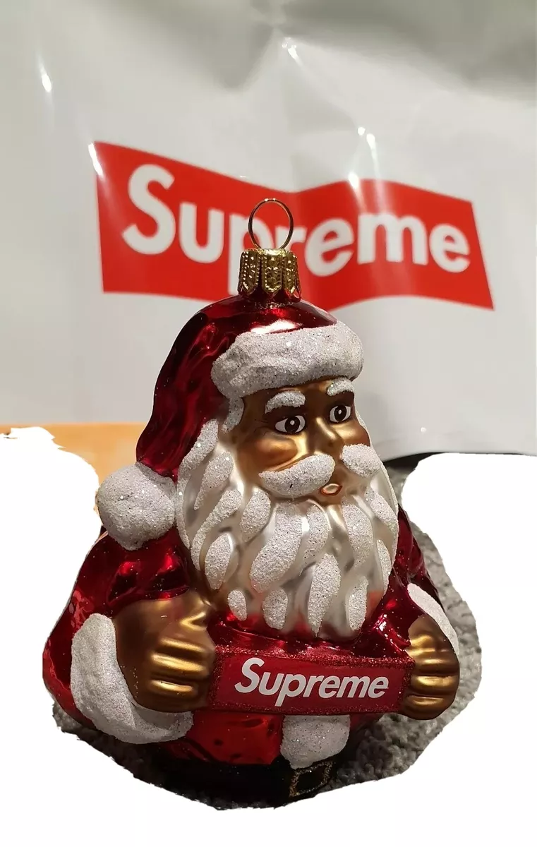 100% Authentic Supreme Santa Ornament Christmas Tree Decoration | eBay