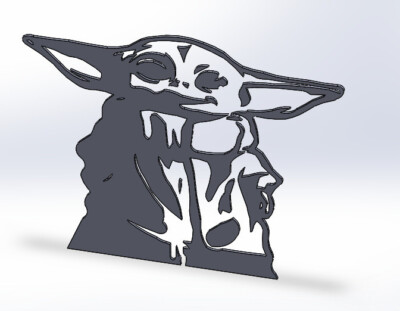 10 DXF File CNC g-code Industrial Laser Cut The Mandalorian Vector DXF Nr.0113