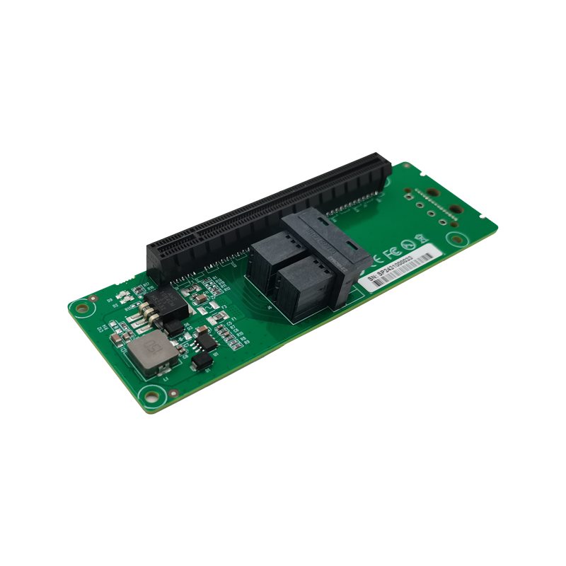 SFF-8643 8I to PCIe3.0 x16 Slot Riser Card, GPU Expansion, PCIe