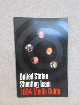 1994  US OLYMPIC SHOOTING TEAM   158 Page USST  PRESS MEDIA GUIDE  Unused