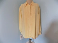 Counterparts  Yellow Collared Button Up Blouse 12