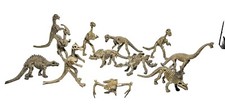 Set of 12 Jurassic Dinosaur Skeleton/Bones Figures Educational Reptiles