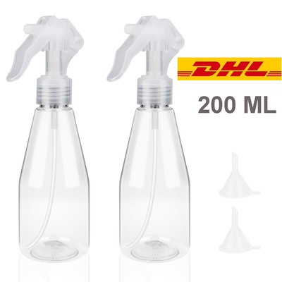 2x 200ml Sprühflasche Klein Mini Zerstäuber Spray Parfüm Reise