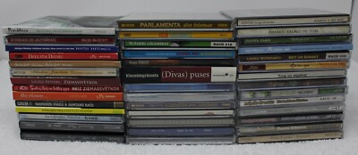 Collection of 50 Latvian CDs Raimonds Pauls, Prata Vetra, Dzintars & Much More!