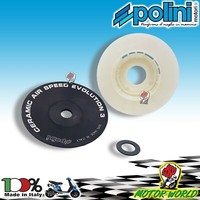 244.0123 Polini Keramik-Halbscheibe Schwarz Piaggio ZIP SP NRG MC2 MC3 Power