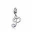 Voroco Letter A S925 Sterling Silver Charm Bead Pendant For Girl