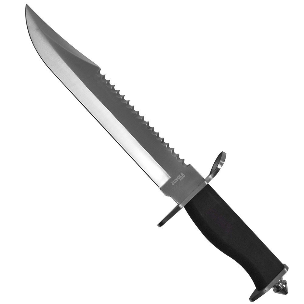 Jungle Master JM-001L Fixed Blade Hunting Knife with Saw Back and Case (15 Inch) 805319043584 | eBay Jungle Master JM-001L Fixed Blade Hunting Knife with Saw Back and Case (15 Inch) 805319043584 | eBay