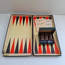 Vintage HPG Complete Backgammon Game