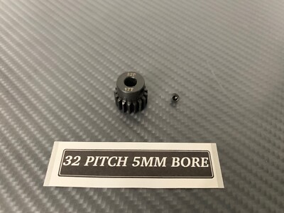 32P 5mm Bore 17T Pinion Gear 32 Pitch Fits Axial 1/10 Yeti Score Trophy Gear