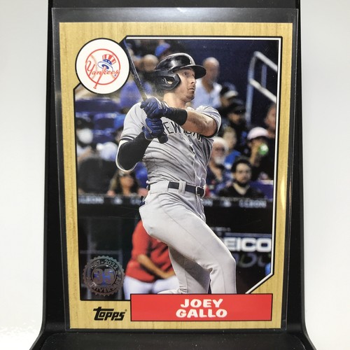 2022 Topps Series 1 Baseball 1987 35th Anniversary Joey Gallo #T87-89 New York - 第 1/2 張圖片