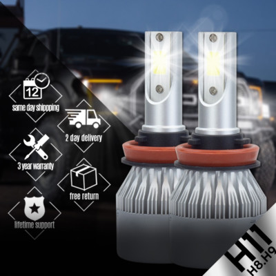 H11 H9 H8 1500W 225000LM CREE LED Headlight Kit Low Beam 6000K White High Power