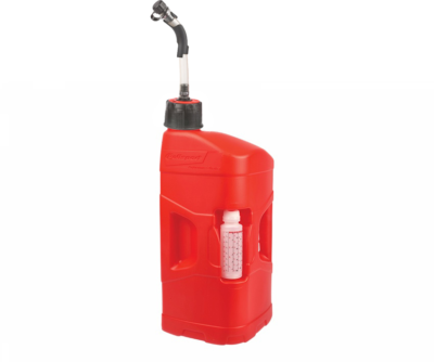 #ad Polisport Pro Octane 10 L Gas Gerry petrol can Utility jug and Hose Bender spout GBP 47.49