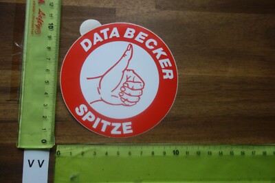 Alter Aufkleber Büro Computer Software Internet DATA BECKER