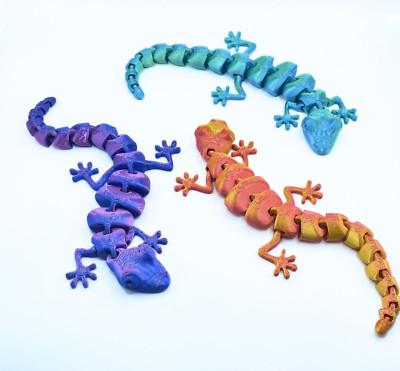 Gelenkeidechse 3D-gedruckt Fidget Flexi sensorisches Spielzeug ADHS