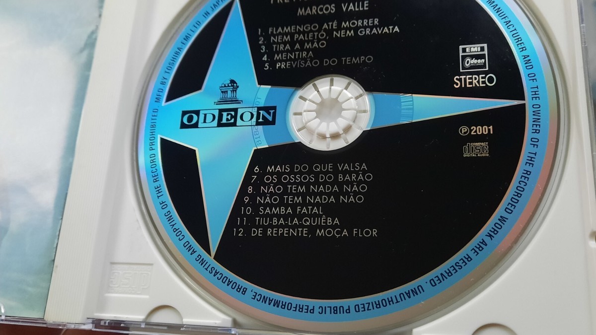 Previsao do Tempo [Remaster] Marcos Valle (CD, Aug-2001, EMI