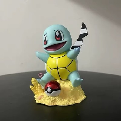 Schiggy Figur Squirtle Pokemon Sammler Bisasam Pikachu Glurak Anime Manga 10cm