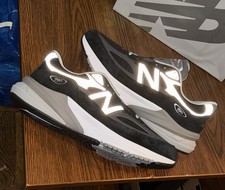 New Balance 990v6 Made in USA Black Silver M990BK6 Size 12.5 New