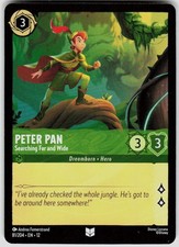 Peter Pan Searching Far and Wide 81/204 Wilds Unknown Disney Lorcana