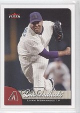 2007 Fleer Livan Hernandez (Diamondbacks Logo is an A) #314 0b9