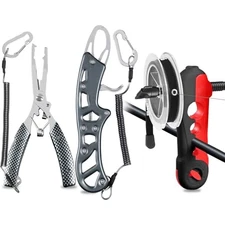 Fishing Tool Gift for Men, Fishing Pliers Hook Remover, Fishermen Pliers Kit 