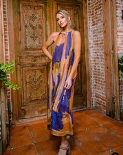ZARA NWT WOMAN SS26 ASYMMETRIC HEM PRINTED DRESS MULTICOLORED | 3897/119 SIZE S