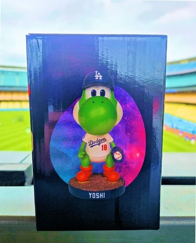 Yoshi Super Mario LA Dodgers Bobblehead SGA 3/31/26 NIB