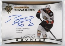 2022-23 Upper Deck Ultimate Collection Benoit-Olivier Groulx #USR-BG Auto 1g43