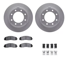 WDVH1-54075 R1 Concepts 2-Wheel Set Brake Disc and Pad Kits Rear for F250 Truck