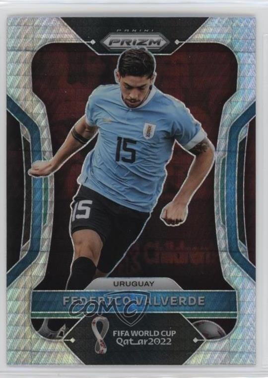 2022 Panini Prizm World Cup Qatar Hyper Prizm Federico Valverde #277 14tf
