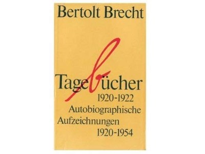 Tagebücher 1920-1922. Autobiographische Aufzeichnungen 1920-1954.
