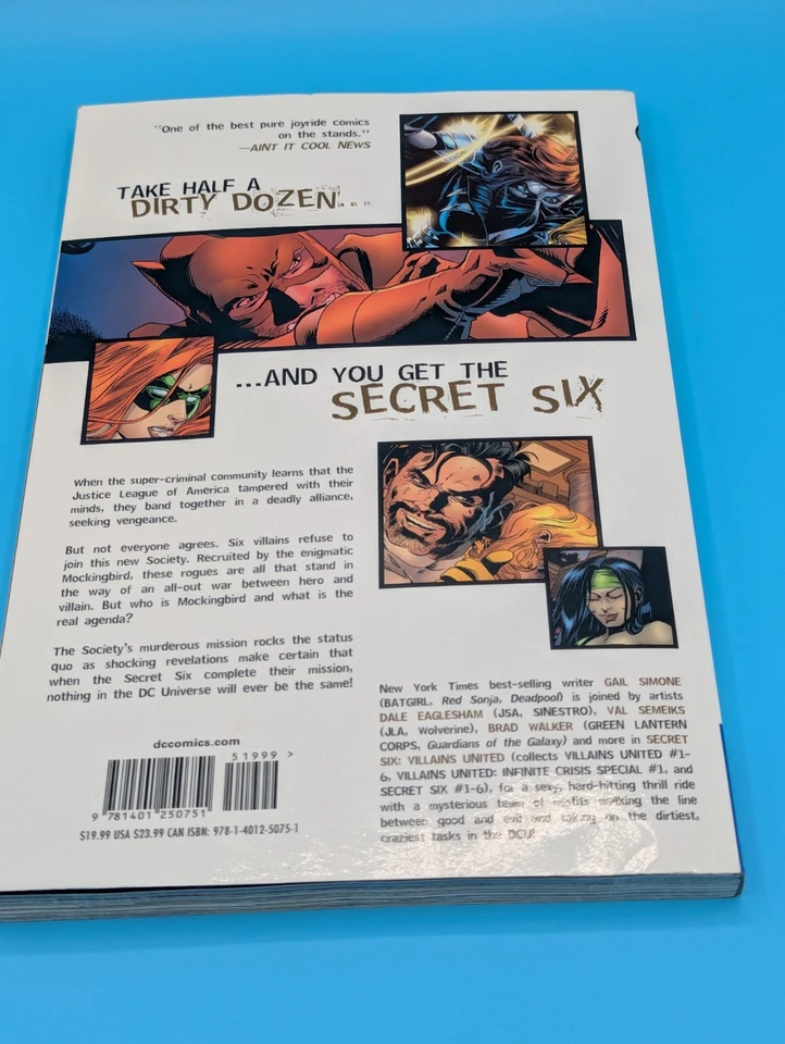 Secret Six: Villains United Volumen 1 (2005) - DC Comics - Excelente Estado Foto 2 de 4