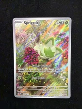 Sprigatito 196/193: Paldea Evolved (Illustration Rare) Pokemon