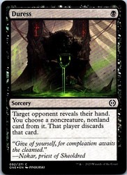 Duress 092/271 Foil Common Phyrexia: All Will Be One