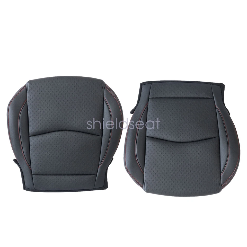 2014-2016 For Mazda 3 4-Door Driver & Passenger Bottom PerfLeather Seat Cover US Foto 2 de 4
