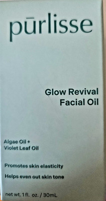 Purlisse Glow Revival Facial Oil Anti-Aging Moisturizer 1oz/30mL Full Size