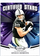 2025 Panini Certified #CST-BBS Brock Bowers Certified Stars