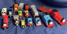 Mixed Lot of 16 Thomas  Friends Metal Wooden Trains Magnetic See Description