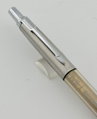 1960s Compact Mini Parker Jotter Ballpoint Pen Brass Threads Demonstrator Rare