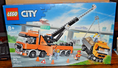 #ad LEGO City Heavy Duty Recovery Tow Truck with Crane Complete Set 793 Piece 60467 $89.99