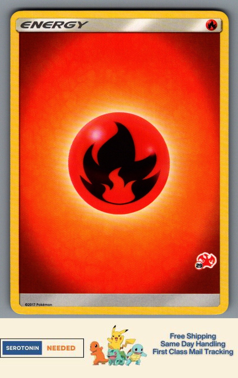 Fire Energy (#29 Charizard Stamped) - Battle Academy - Single Card - Pokemon TCG